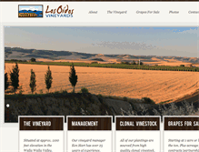 Tablet Screenshot of losoidosvineyards.com